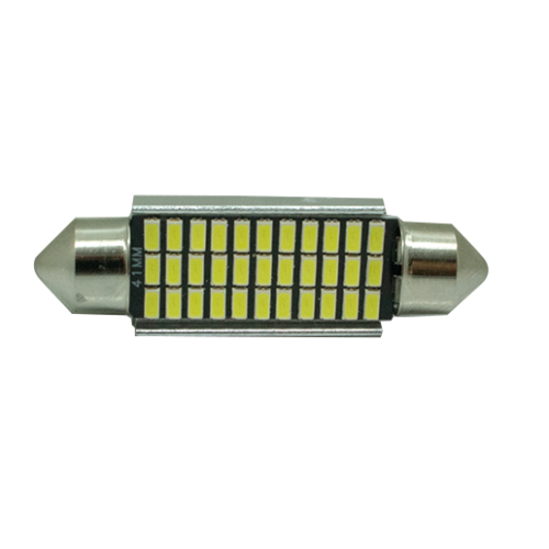 Lâmpada torpedo de LED 41mm super branca 6500k